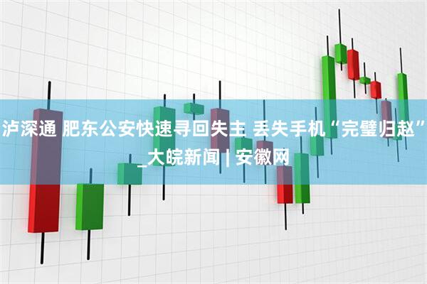 泸深通 肥东公安快速寻回失主 丢失手机“完璧归赵”_大皖新闻 | 安徽网